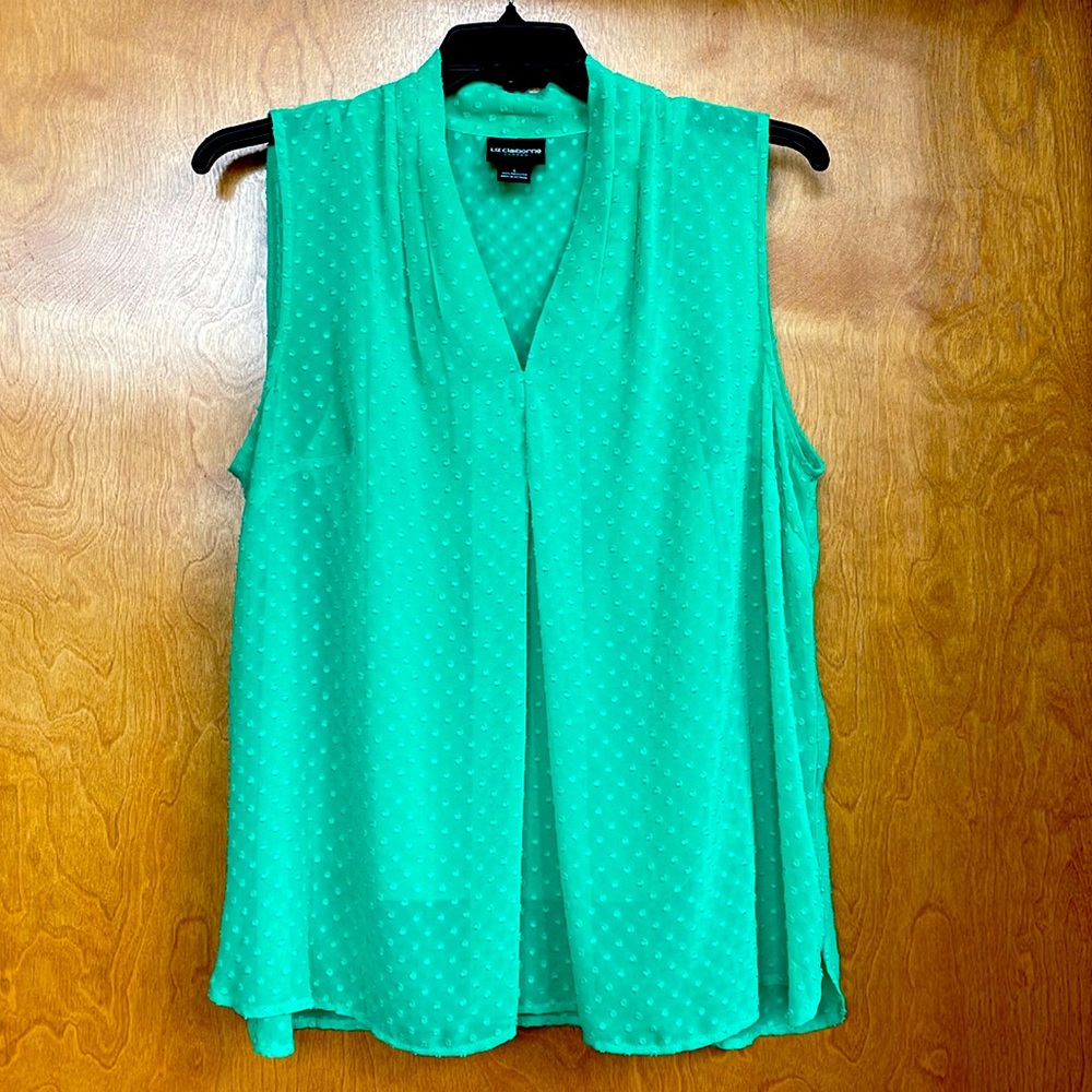 Flowy Green Sleeveless Top